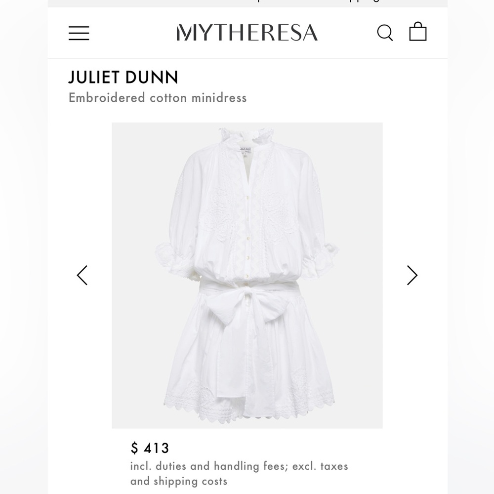 Juliet dunn dress